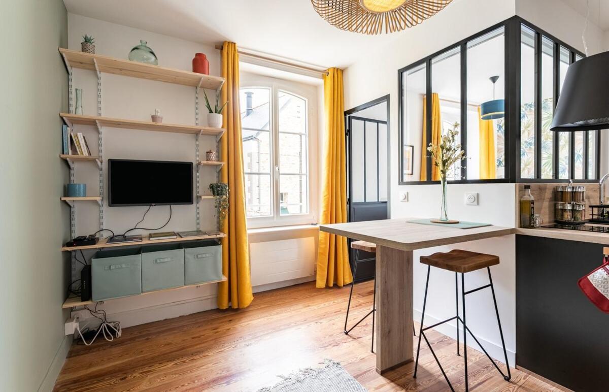 Lucelyne - Beau T2 Renove - Centre - Plage 400M Apartman Dinard Kültér fotó
